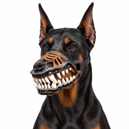 Muselière Fantaisie à Crocs pour Chien 🐕🦷