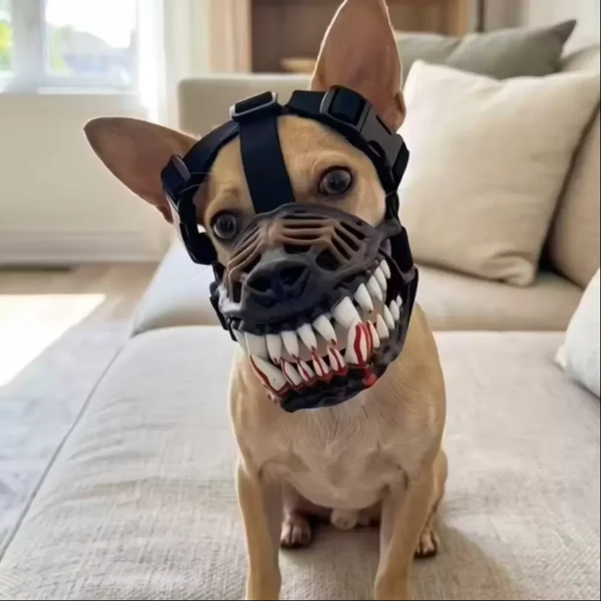 Muselière Fantaisie à Crocs pour Chien 🐕🦷