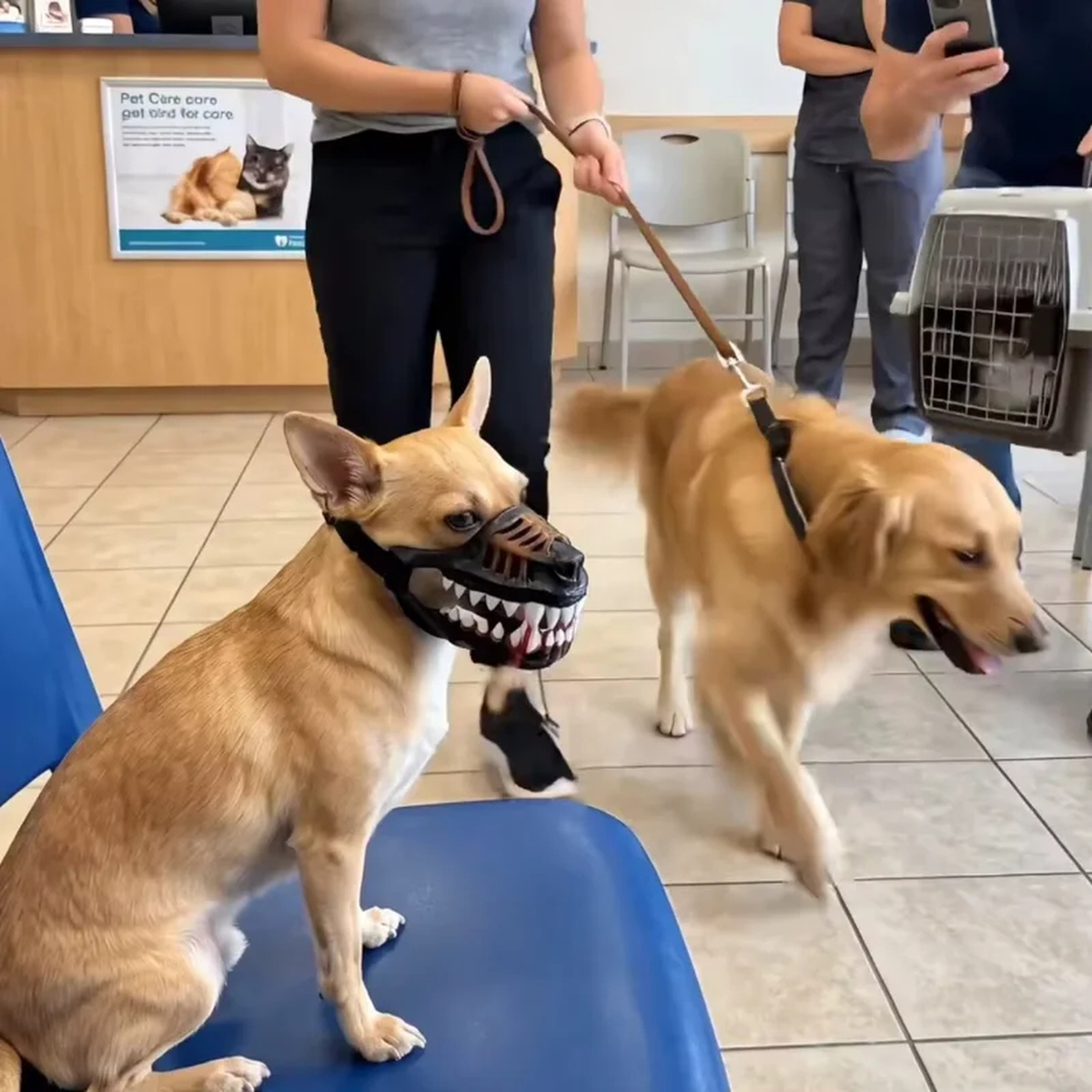 Muselière Fantaisie à Crocs pour Chien 🐕🦷