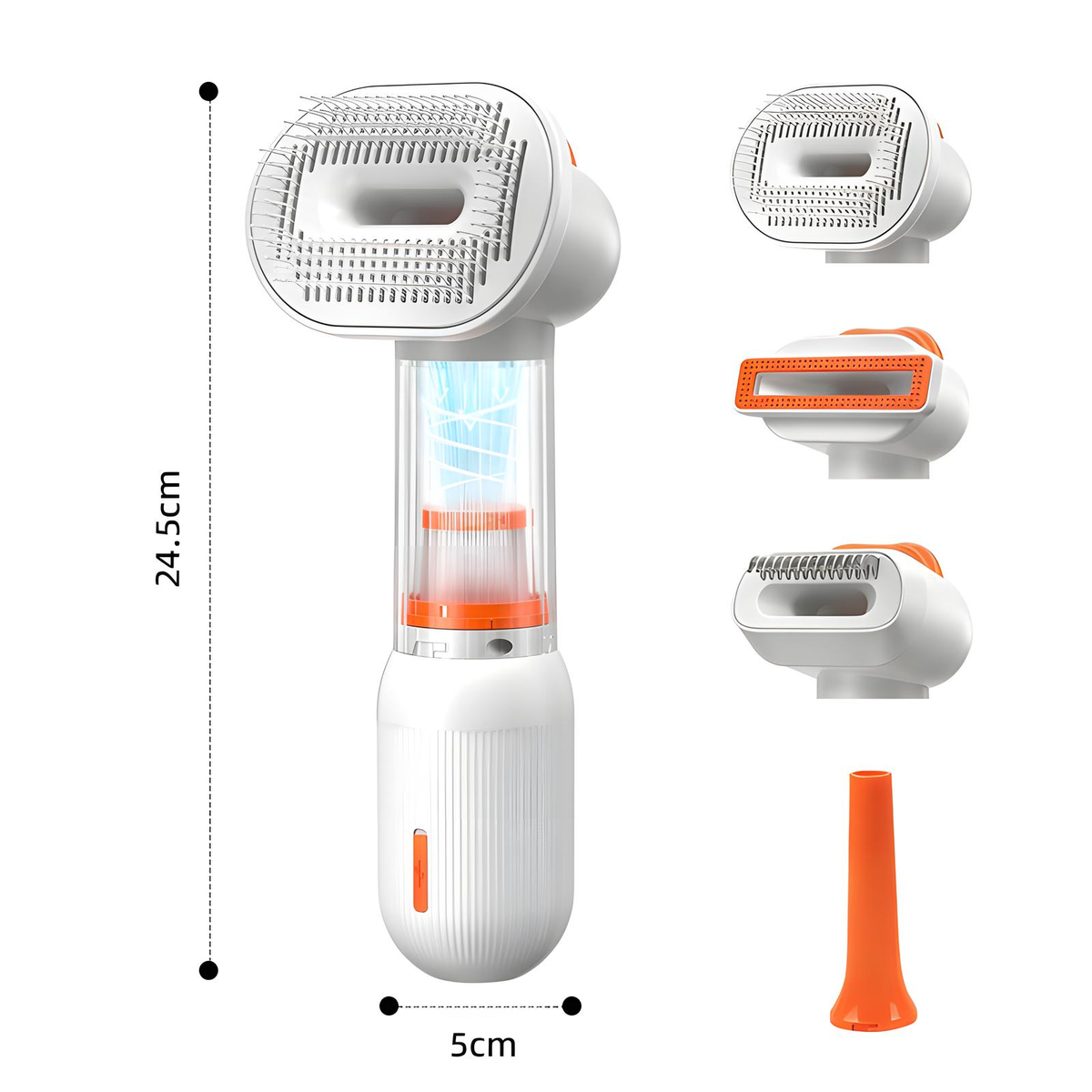 Brosse Électrique 4-en-1 Anti-Poils pour Animaux 🐾